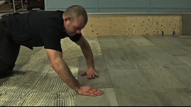 Floor panel installation